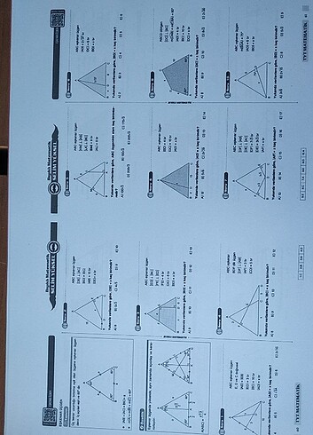 Biyikli mat geometri sorulari ucgende benzerlik sonuna kadar
