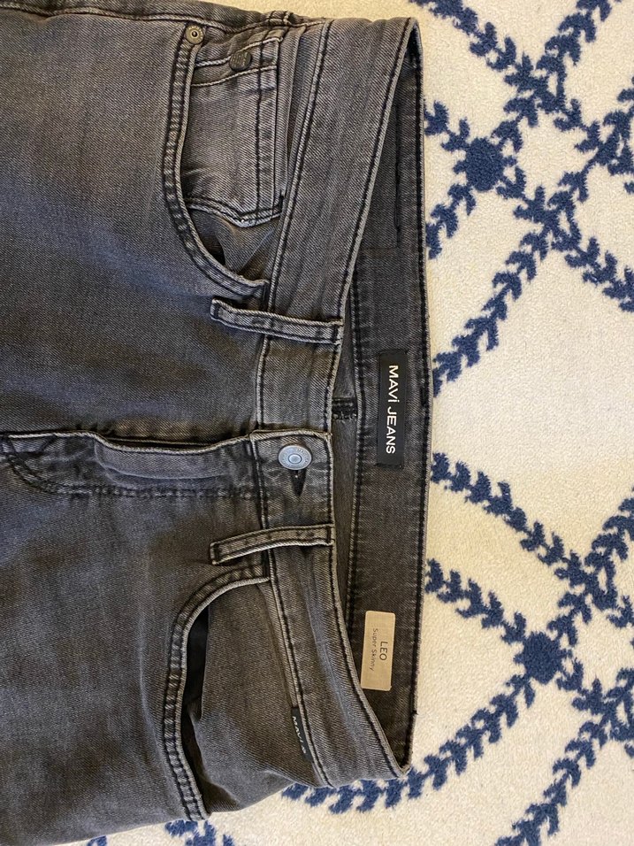 Erkek Mavi Jeans 29-32 Beden Super Skinny-Leo Model - Görsel 3