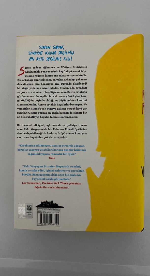 Asla Vazgeçme - Rainbow Rowell - Görsel 2