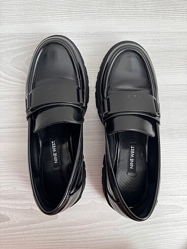 38 Beden siyah Renk Nine West Loafer
