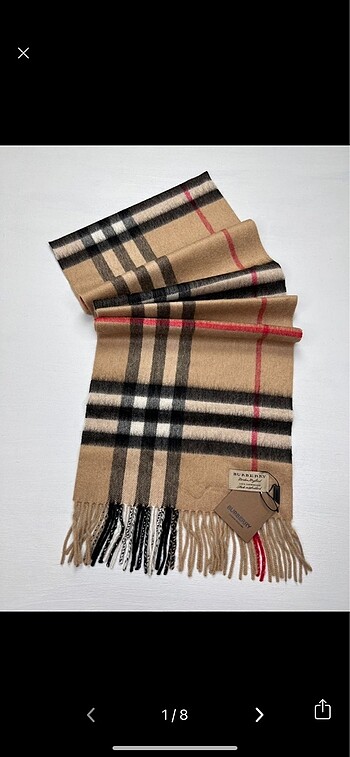 Burberry Burbery kaşmir atkı