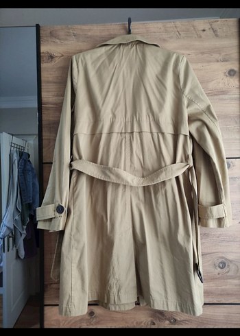 LC Waikiki Bej Midi Kadın Trençkot