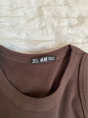 H&M Hm kahverengi üst