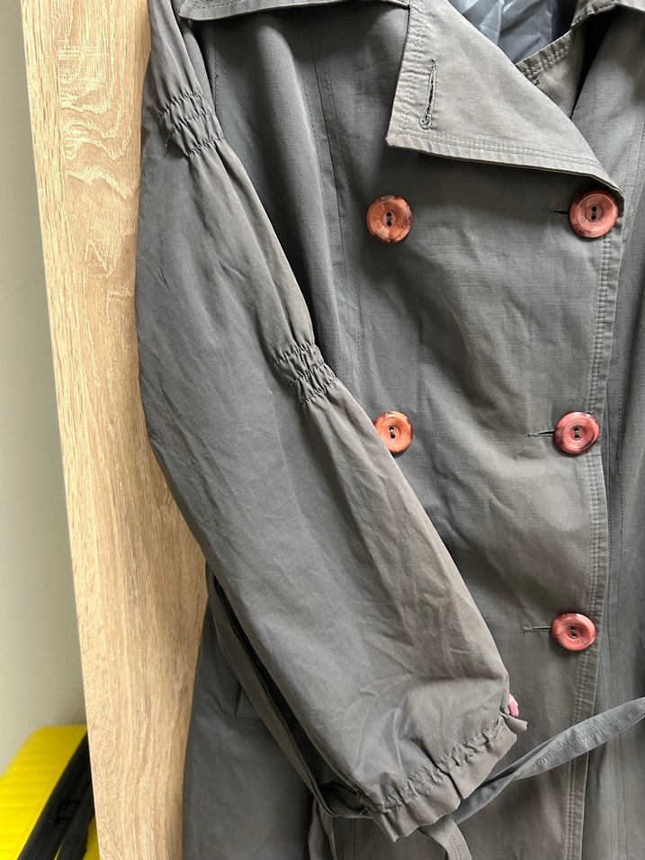 Gri Trençkot - Görsel 3