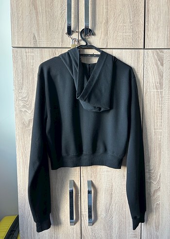 Siyah Oil Park Hırka - Görsel 3