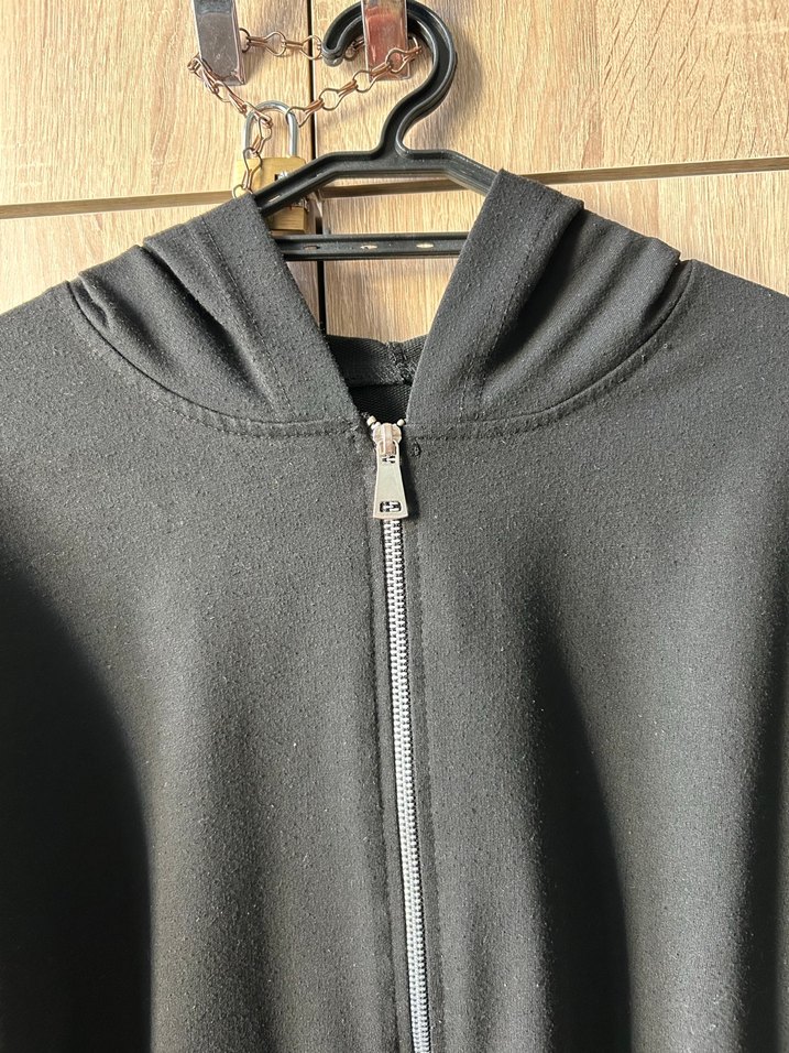 Siyah Oil Park Hırka - Görsel 2