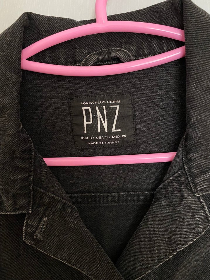 Siyah Kadın Denim Ceket - Görsel 4