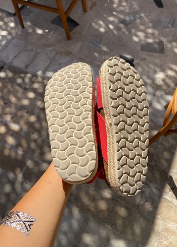 Nar Çiçeği Greyder Sandalet - Görsel 5