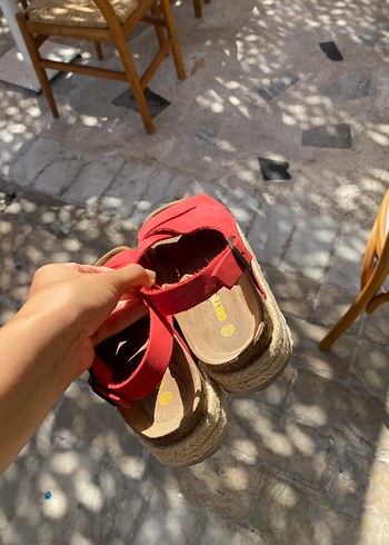 Nar Çiçeği Greyder Sandalet - Görsel 4