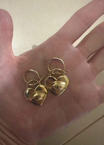 Esora kalp küpe - Görsel 4