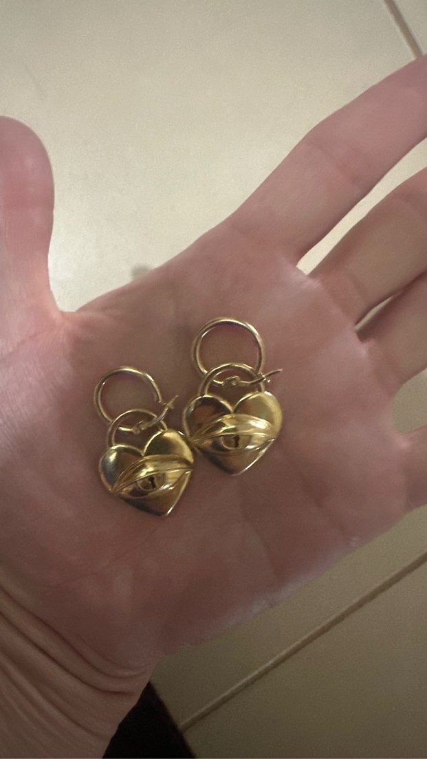 Esora kalp küpe - Görsel 4