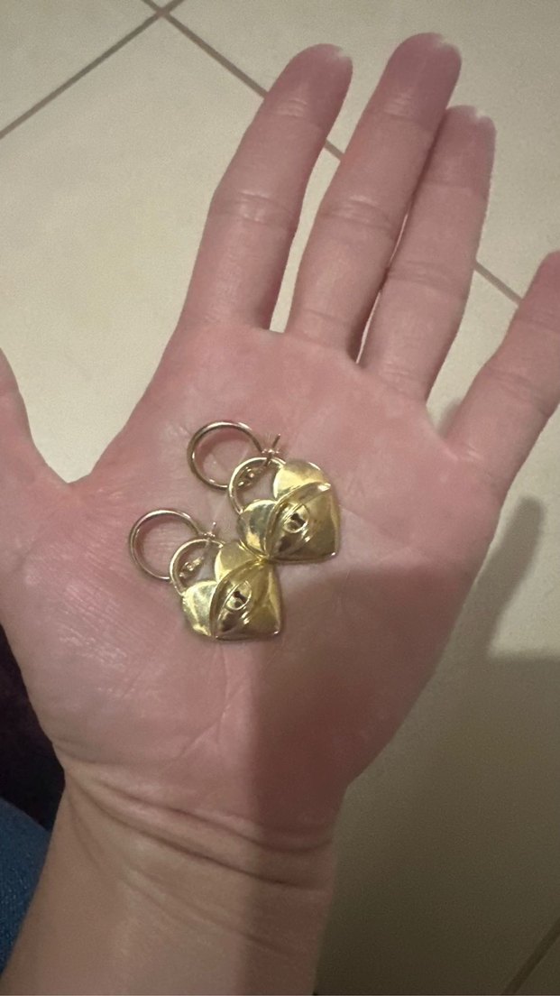 Esora kalp küpe - Görsel 5