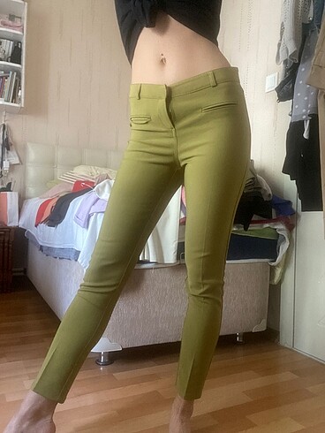 Twist yağ yeşili pantolon