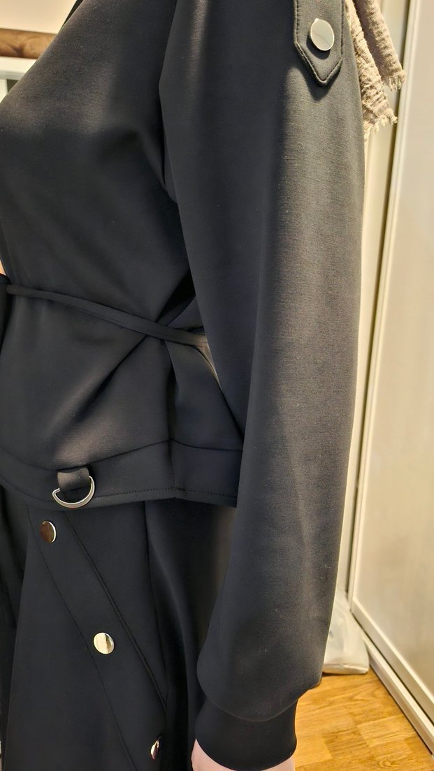 Siyah Kemerli Scuba İkili Takım - Görsel 2