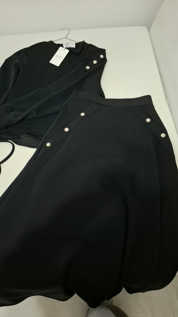 Siyah Kemerli Scuba İkili Takım - Görsel 5