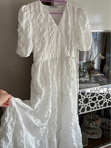 Pinterest beyaz midi boy elbise - Görsel 8