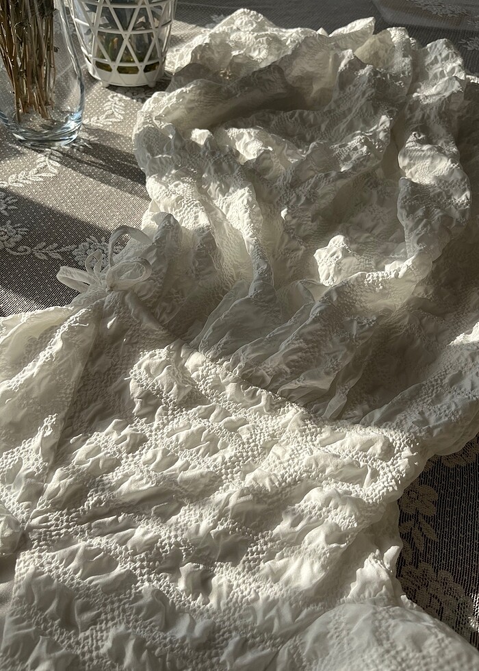 Pinterest beyaz midi boy elbise - Görsel 2