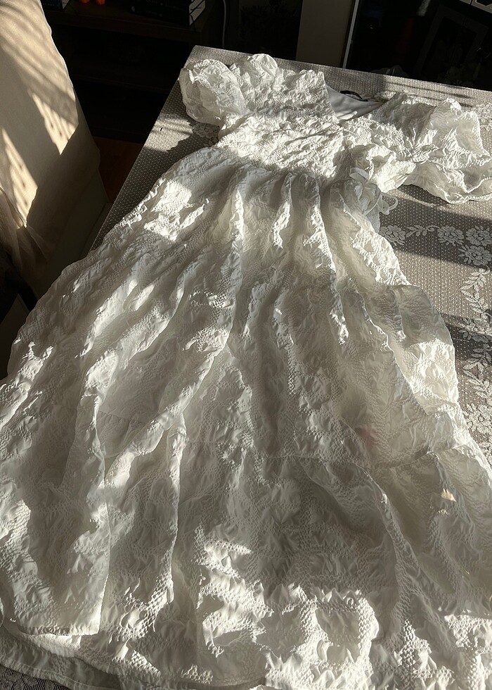 Pinterest beyaz midi boy elbise - Görsel 5