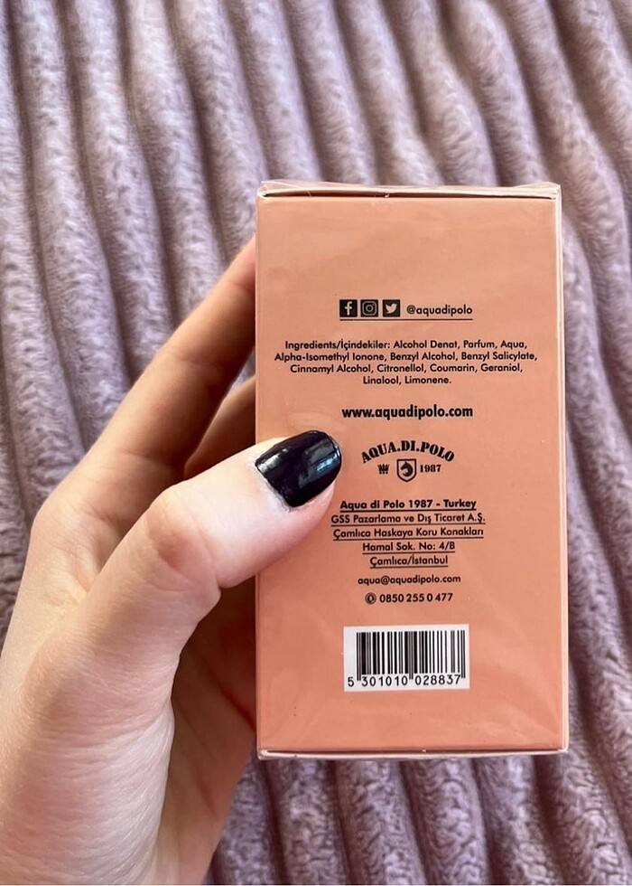 Aqua Di Polo 1987 OMODEO kadın parfüm - Görsel 2