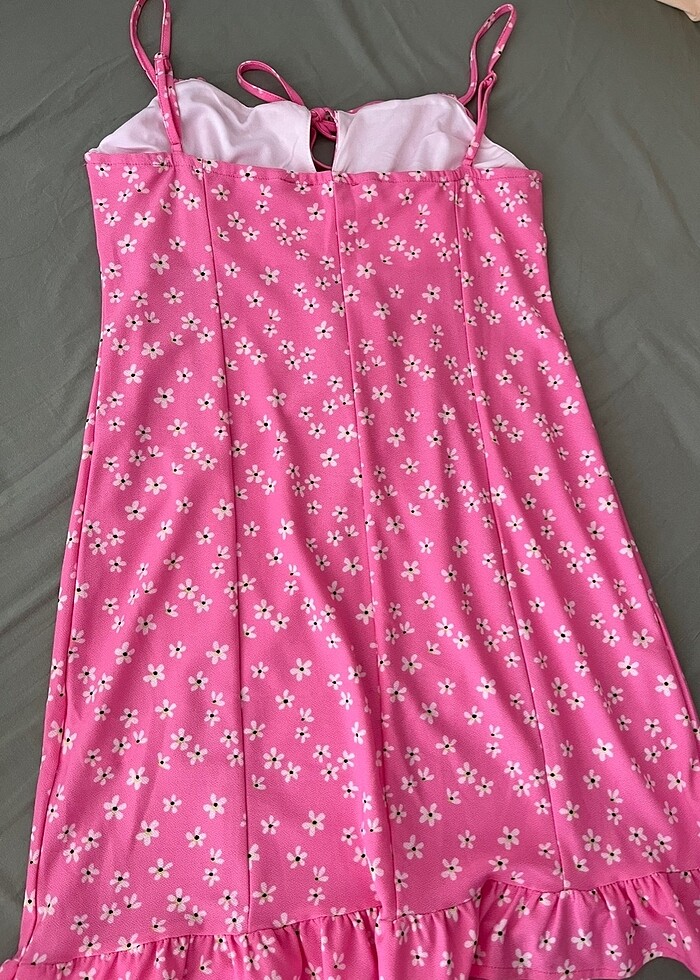 Bengü tiryakı tarzı pinterest pembe elbise - Görsel 2