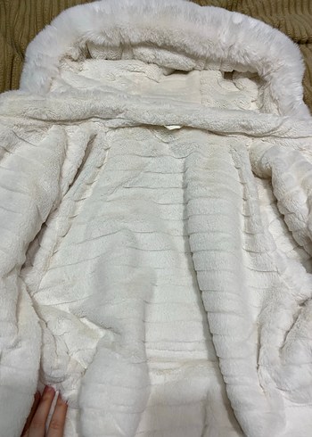 LUMBERJACK BEYAZ ÇİFT TARAFLI KADIN MONT - Görsel 11