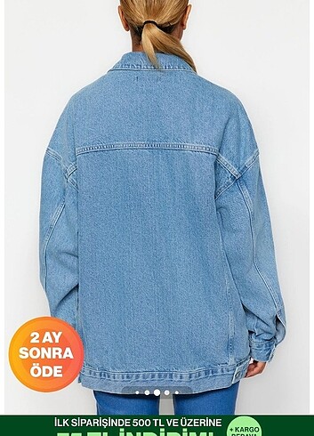 s Beden Oversize kot ceket