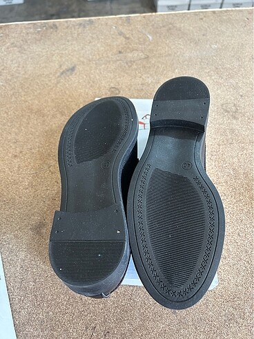40 Beden Tokalı siyah loafer