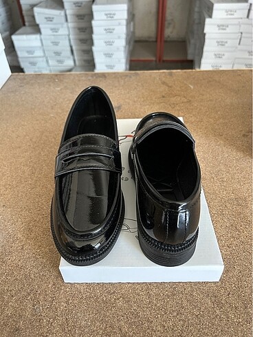Diğer Rugan loafer ayakkabı