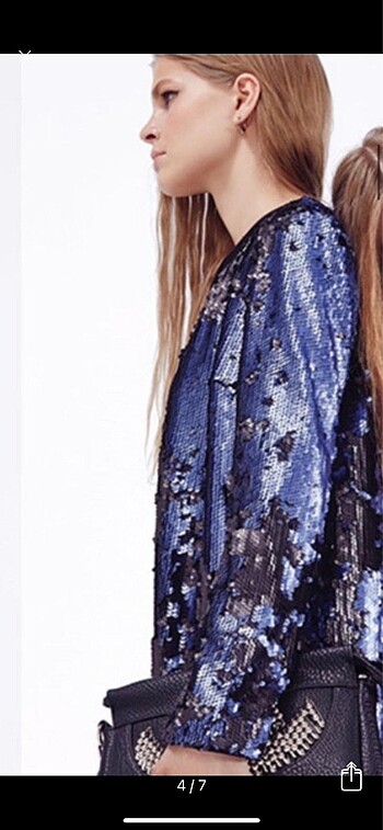 Twist Payetli Ceket - Görsel 4