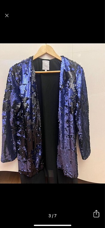 Twist Payetli Ceket - Görsel 3