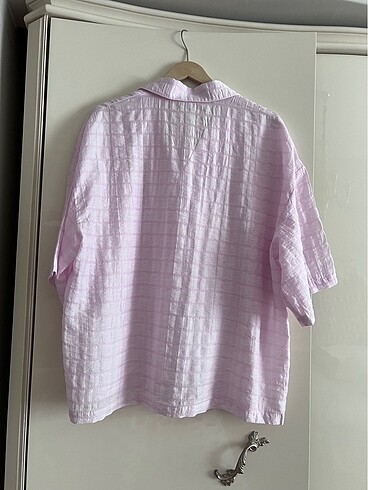 l Beden Twist Oversize Kadın Gömlek