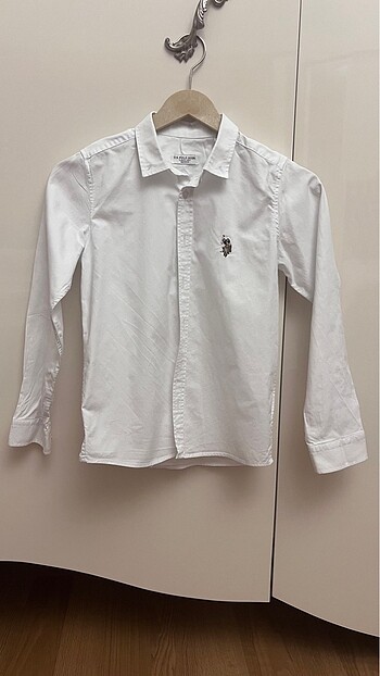 9 Yaş Beden beyaz Renk U.S. POLO ASSN. Erkek Çocuk Gömlek