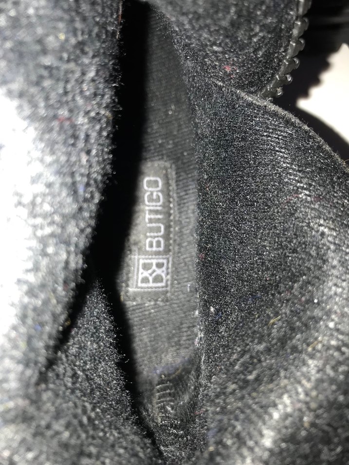 Kadın Siyah Deri Dizüstü Topuklu Bot - Görsel 3