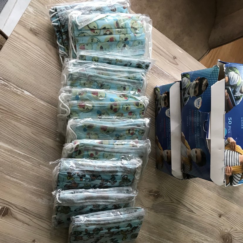 Antibakteriyel Çocuk Cerrahi Maskesi 50'li Unisex - Görsel 2