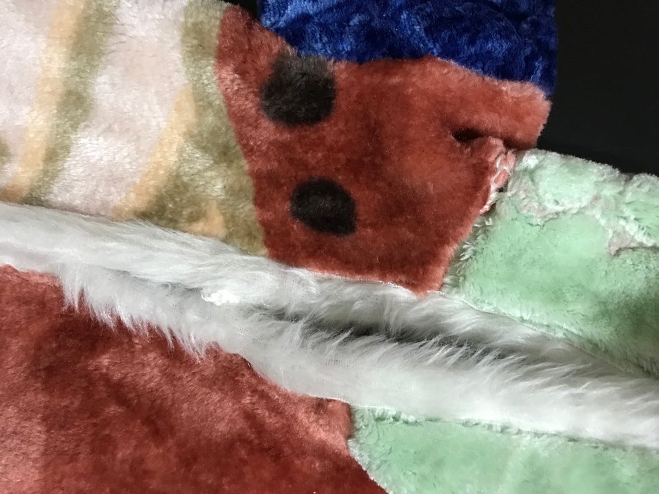 Erkek Çocuk Renkli Kapüşonlu Kürklü Mont - Görsel 2