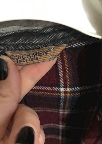 Bordo Kapüşonlu Ekose Gömlek - Görsel 3