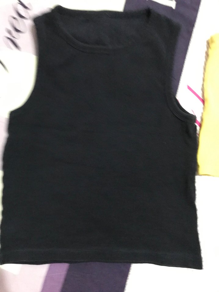 Kadın Sarı Yüksek Yakalı Kolsuz Atlet 2 adet lacivert sarı - Görsel 2