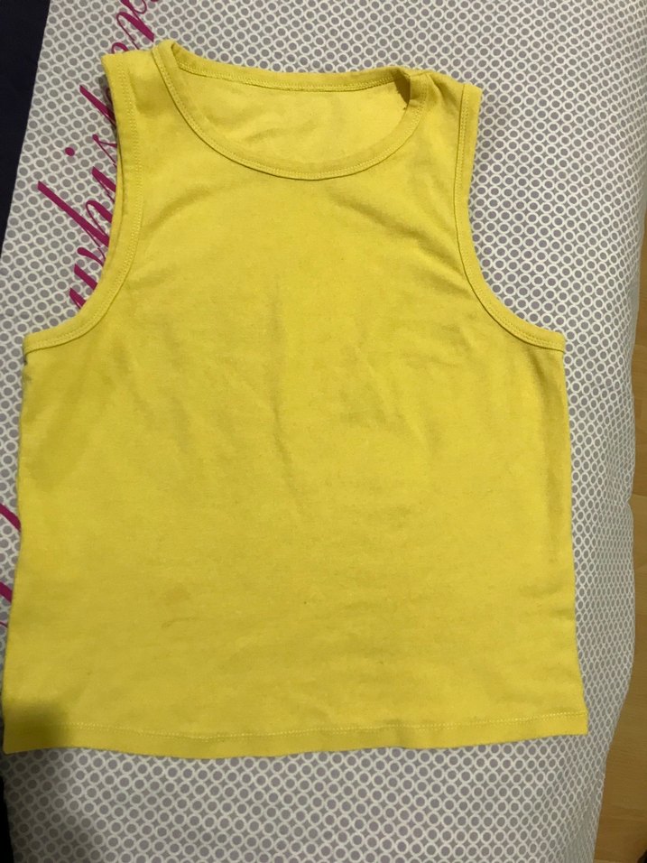 Kadın Sarı Yüksek Yakalı Kolsuz Atlet 2 adet lacivert sarı - Görsel 3