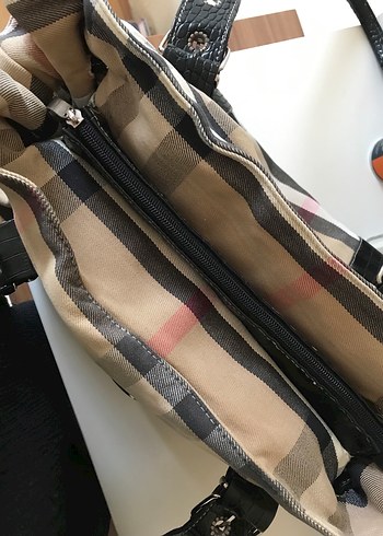 Kahverengi Baskılı Tokalı Kadın Çanta - Görsel 4