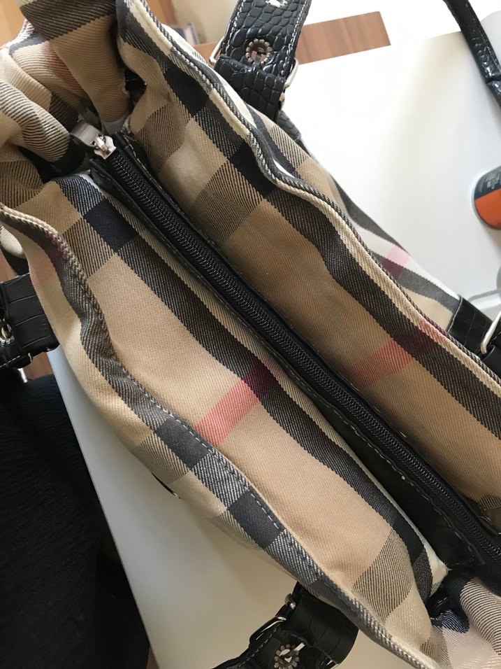 Kahverengi Baskılı Tokalı Kadın Çanta - Görsel 4