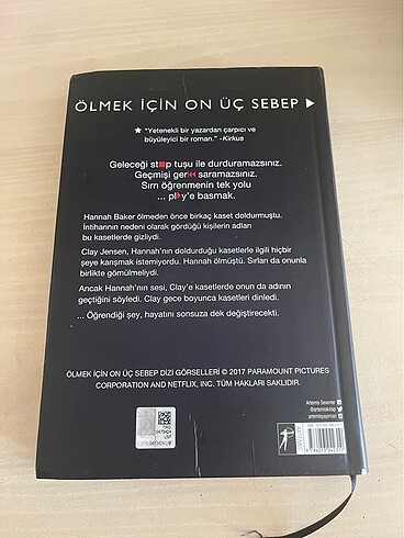 Beden Ölmek için 13 sebep ciltli kitap