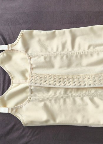 Beyaz Hemşire Korsesi, İnce ve Normal Boy lateks bel sırt göbek - Görsel 2