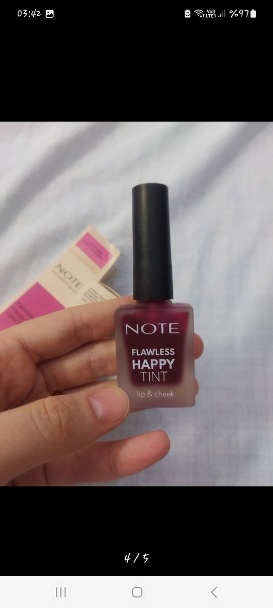 Note Flawless Happy Tint Dudak ve Yanak tinti - Görsel 4