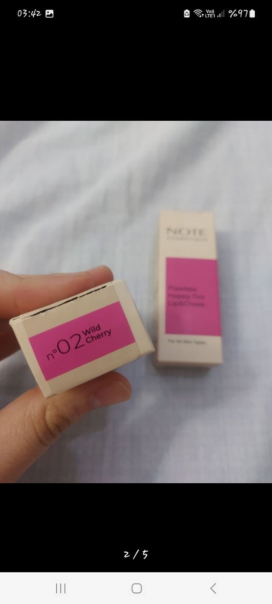 Note Flawless Happy Tint Dudak ve Yanak tinti - Görsel 2