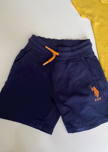 U.S Polo Assn. Erkek Çocuk Sarı Polo Tişört