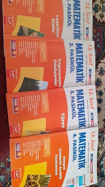 Çap yayınları 12. Sınıf matematik fasikül