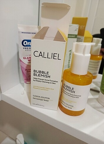 Calliel bubble blemish