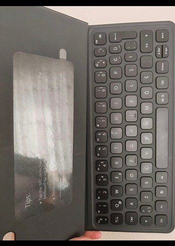 Huawei Gri Tablet Klavyesi Kılıfı 11 inch - Görsel 3