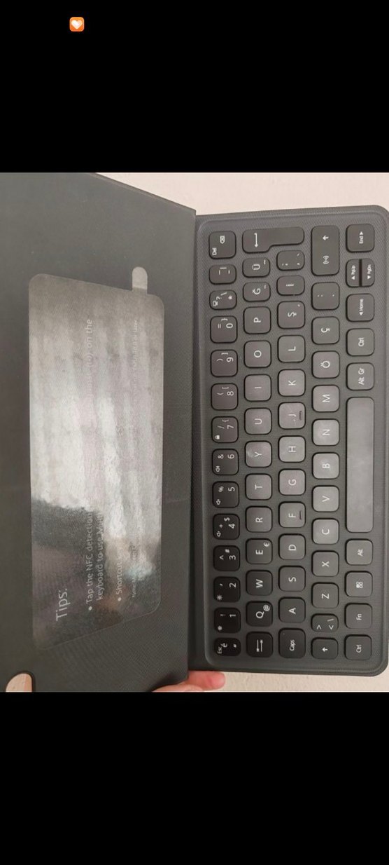 Huawei Gri Tablet Klavyesi Kılıfı 11 inch - Görsel 3