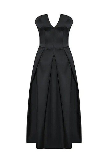 s Beden strapless elbise